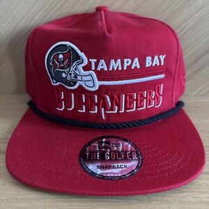Tampa Bay Buccaneers New Era The Golfer‎ Vintage Rope Snapback Hat NFL NWT OSFA